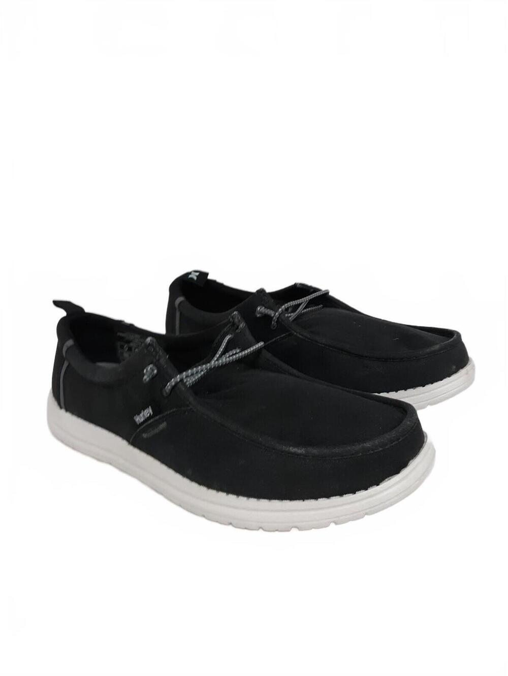 Hurley Men Laguna Casual Slip On Shoes Black Size 8 M
